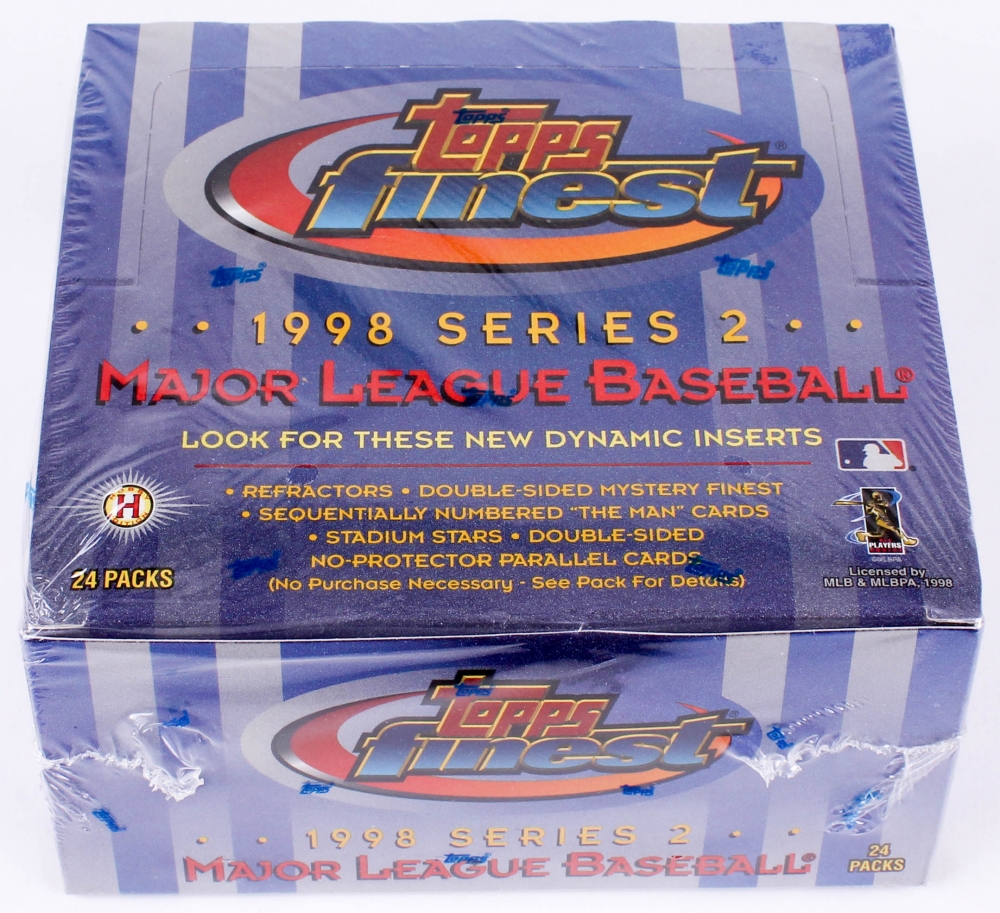 1998 Topps Finest Series 2 Baseball Factory Sealed Box with (24) Packs