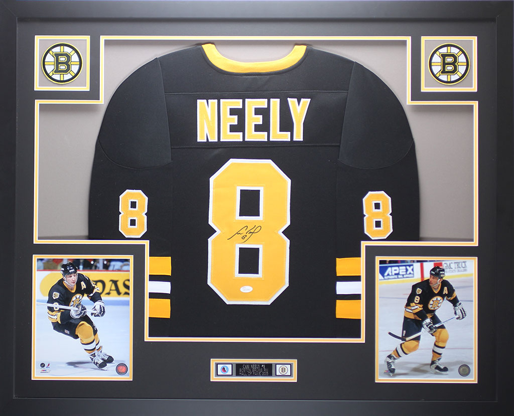 Cam Neely Signed 35x43 Custom Framed Jersey (JSA COA) at PristineAuction.com Cam Neely Signed 35x43 Custom Framed Jersey (JSA COA) at PristineAuction.com