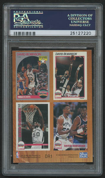 David Robinson 1993-94 Hoops #DR1 Commemorative 1989 Rookie Card (PSA 3) at PristineAuction.com David Robinson 1993-94 Hoops #DR1 Commemorative 1989 Rookie Card (PSA 3) at PristineAuction.com