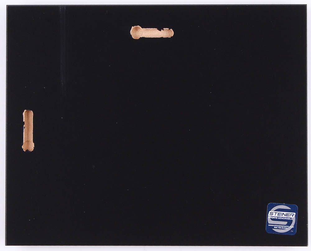 Derek Jeter Moments: 'The Farewell Speech' 8x10 Photo Plaque with Game-Used Yankee Stadium Dirt (Steiner COA & MLB Hologram) at PristineAuction.com Derek Jeter Moments: 'The Farewell Speech' 8x10 Photo Plaque with Game-Used Yankee Stadium Dirt (Steiner COA & MLB Hologram) at PristineAuction.com
