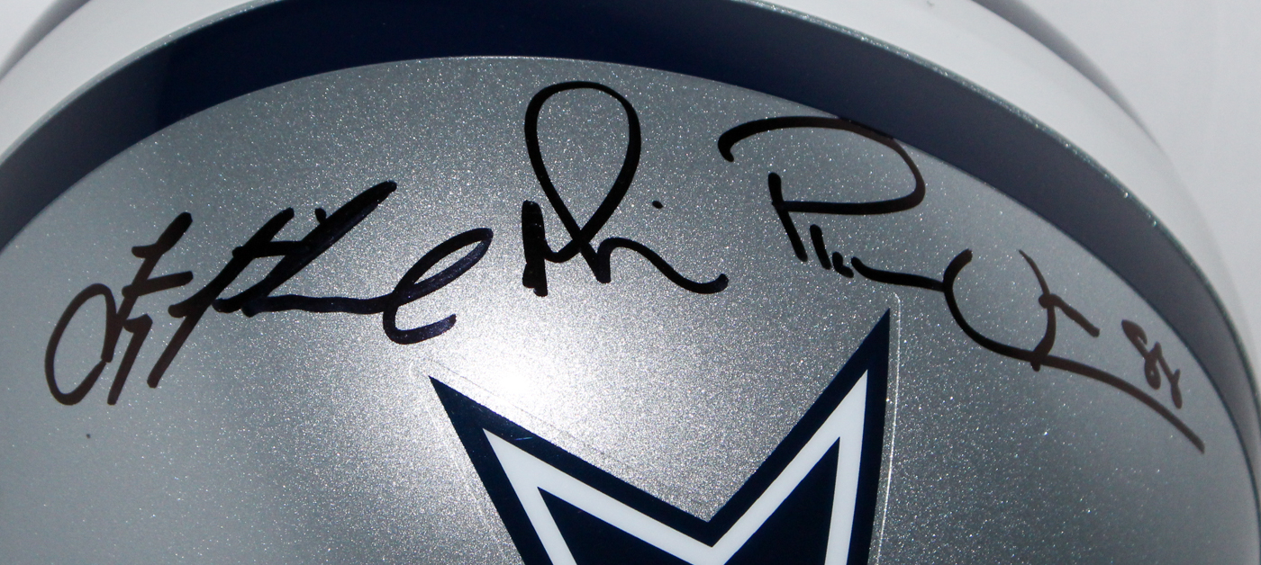 Emmitt Smith, Troy Aikman & Michael Irvin Signed Cowboys Full-Size Helmet (Radtke COA, Aikman & Smith Hologram) at PristineAuction.com Emmitt Smith, Troy Aikman & Michael Irvin Signed Cowboys Full-Size Helmet (Radtke COA, Aikman & Smith Hologram) at PristineAuction.com