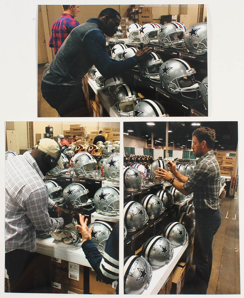 Emmitt Smith, Troy Aikman & Michael Irvin Signed Cowboys Full-Size Helmet (Radtke COA, Aikman & Smith Hologram) at PristineAuction.com Emmitt Smith, Troy Aikman & Michael Irvin Signed Cowboys Full-Size Helmet (Radtke COA, Aikman & Smith Hologram) at PristineAuction.com