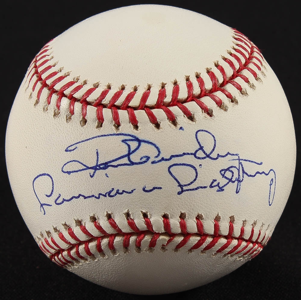 Ron Guidry Signed OML Baseball Inscribed "Louisiana Lighting" (MAB