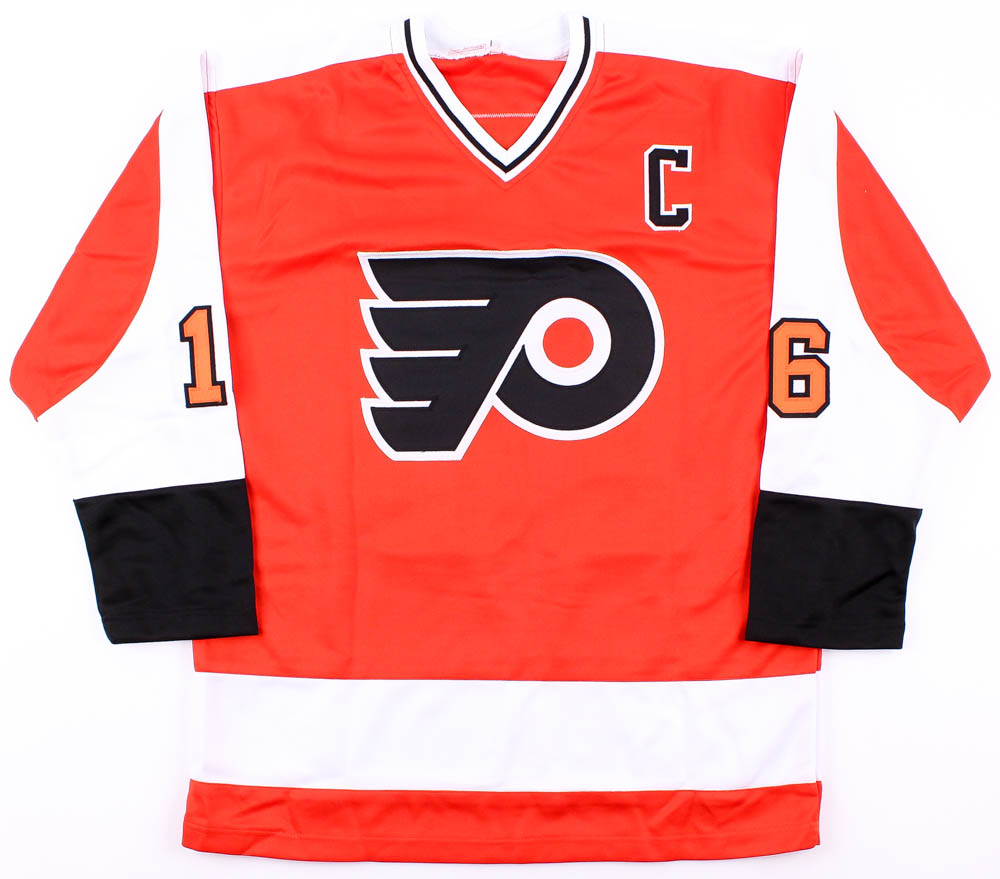 Multi-Signed Flyers "74-75 Cup Champs" Jersey with (11) Signatures Including Bobby Clark, Bill Barber, Bernie Parent (JSA COA) at PristineAuction.com Multi-Signed Flyers "74-75 Cup Champs" Jersey with (11) Signatures Including Bobby Clark, Bill Barber, Bernie Parent (JSA COA) at PristineAuction.com