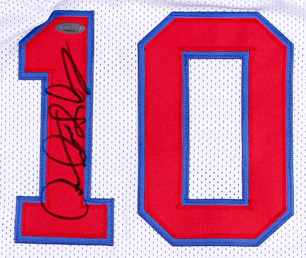 Dennis Rodman Signed Pistons Jersey (TriStar) at PristineAuction.com Dennis Rodman Signed Pistons Jersey (TriStar) at PristineAuction.com