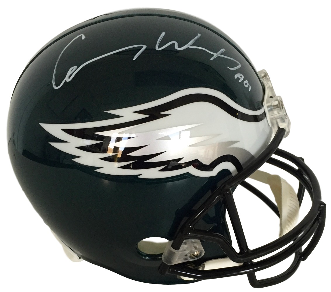 Carson Wentz Signed Eagles Full-Size Helmet (Fanatics) at PristineAuction.com Carson Wentz Signed Eagles Full-Size Helmet (Fanatics) at PristineAuction.com