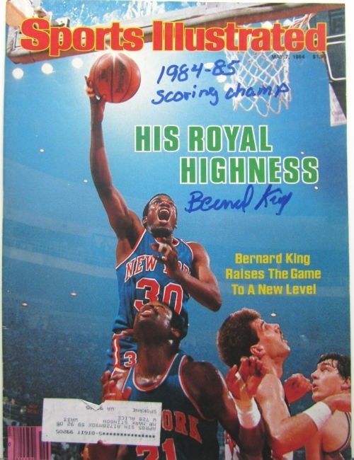Bernard King Signed Sports Illustrated Magazine Inscribed "1984-85 Scoring Champ" (JSA) at PristineAuction.com Bernard King Signed Sports Illustrated Magazine Inscribed "1984-85 Scoring Champ" (JSA) at PristineAuction.com