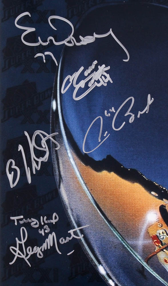 1986 Giants Super Bowl XXI Champions 16x20 Photo Team Signed by (16 ...