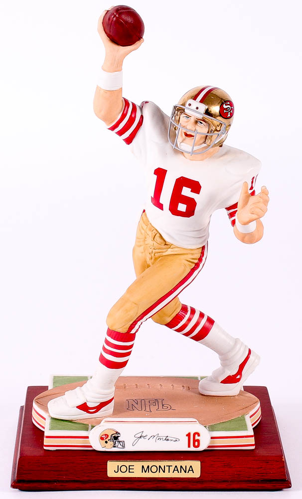 Joe Montana 49ers 1990 LE Sports Impressions Ceramic Figurine (Sports Impressions COA) at PristineAuction.com Joe Montana 49ers 1990 LE Sports Impressions Ceramic Figurine (Sports Impressions COA) at PristineAuction.com