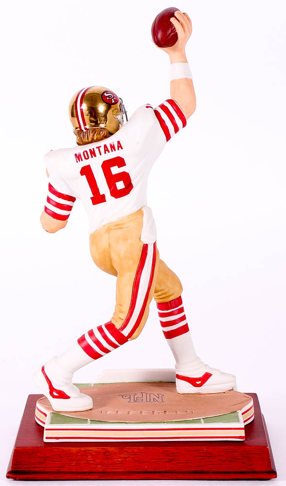 Joe Montana 49ers 1990 LE Sports Impressions Ceramic Figurine (Sports Impressions COA) at PristineAuction.com Joe Montana 49ers 1990 LE Sports Impressions Ceramic Figurine (Sports Impressions COA) at PristineAuction.com
