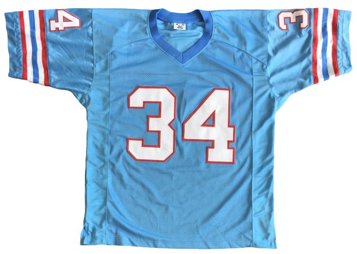 Earl Campbell Signed Oilers Jersey Inscribed "HOF 91" (JSA COA) at PristineAuction.com Earl Campbell Signed Oilers Jersey Inscribed "HOF 91" (JSA COA) at PristineAuction.com