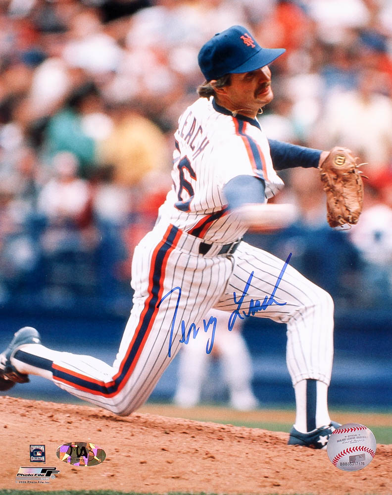 Terry Leach Signed Mets 8x10 Photo (MAB Hologram) at PristineAuction.com Terry Leach Signed Mets 8x10 Photo (MAB Hologram) at PristineAuction.com