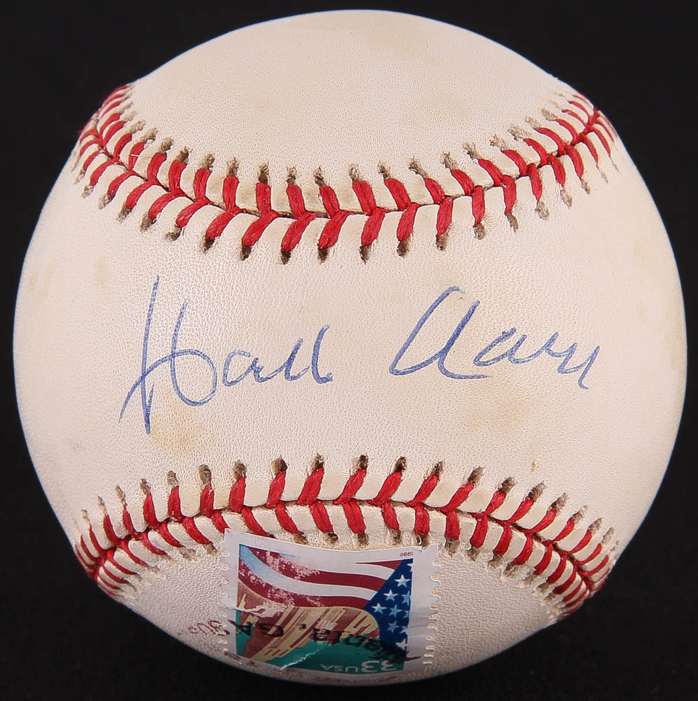 Hank Aaron Signed 25th Anniversary "715" Home Run Commemorative ONL Baseball (PSA COA) at PristineAuction.com Hank Aaron Signed 25th Anniversary "715" Home Run Commemorative ONL Baseball (PSA COA) at PristineAuction.com