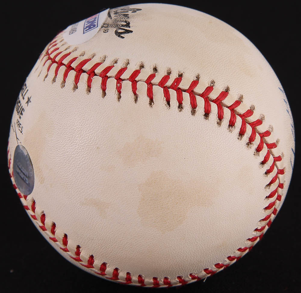 Hank Aaron Signed 25th Anniversary "715" Home Run Commemorative ONL Baseball (PSA COA) at PristineAuction.com Hank Aaron Signed 25th Anniversary "715" Home Run Commemorative ONL Baseball (PSA COA) at PristineAuction.com