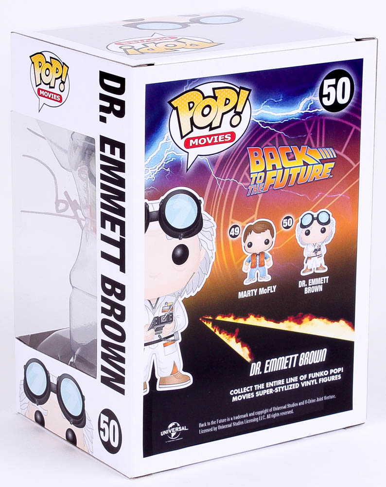 Christopher Lloyd Signed Back To The Future "Dr. Emmett Brown" Funko Pop Figure (JSA COA) at PristineAuction.com Christopher Lloyd Signed Back To The Future "Dr. Emmett Brown" Funko Pop Figure (JSA COA) at PristineAuction.com
