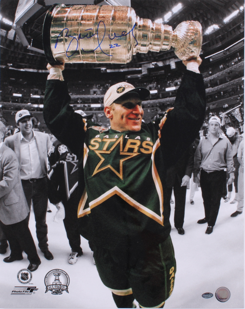 Brett Hull Signed Stars 16x20 Photo (Schwartz COA) at PristineAuction.com Brett Hull Signed Stars 16x20 Photo (Schwartz COA) at PristineAuction.com