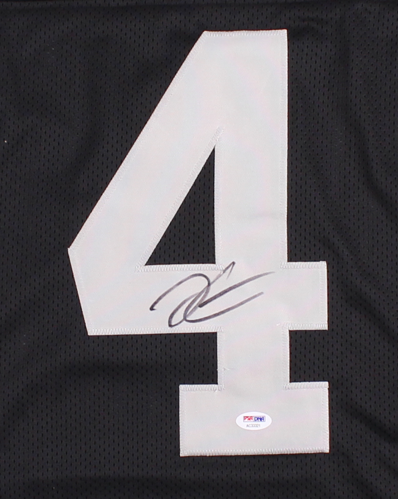 Derek Carr Signed Raiders Jersey (PSA COA) at PristineAuction.com Derek Carr Signed Raiders Jersey (PSA COA) at PristineAuction.com