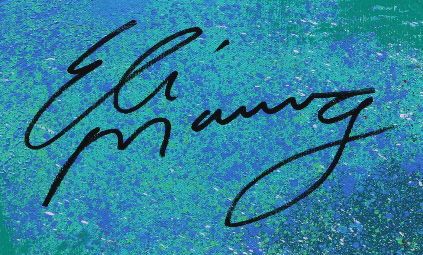 Eli Manning Signed Giants Limited Edition Hand-Embellished 30x40 AROC Giclee on Canvas by Bill Lopa #3/10 (Steiner) at PristineAuction.com Eli Manning Signed Giants Limited Edition Hand-Embellished 30x40 AROC Giclee on Canvas by Bill Lopa #3/10 (Steiner) at PristineAuction.com