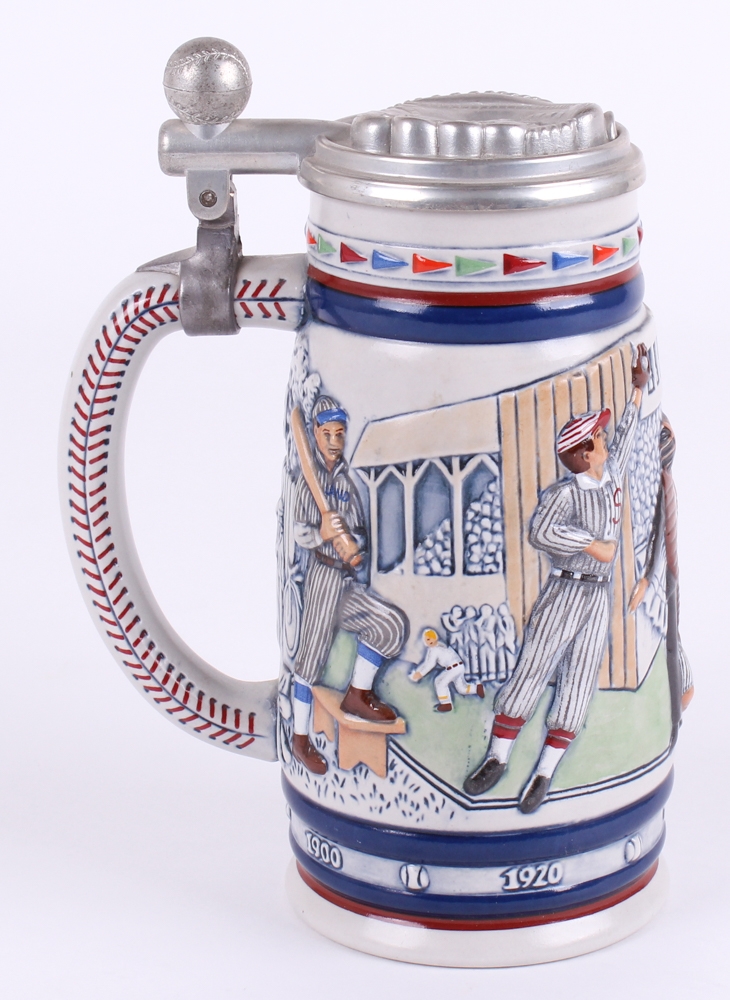 Vintage 1984 "History of Baseball" Avon Beer Stein Pristine Auction