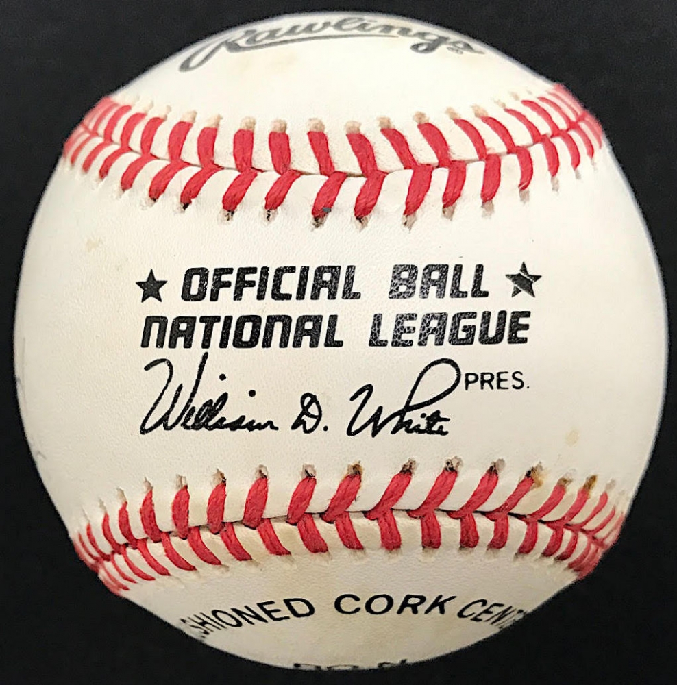 Hank Aaron Signed ONL Baseball JSA ALOA Pristine Auction