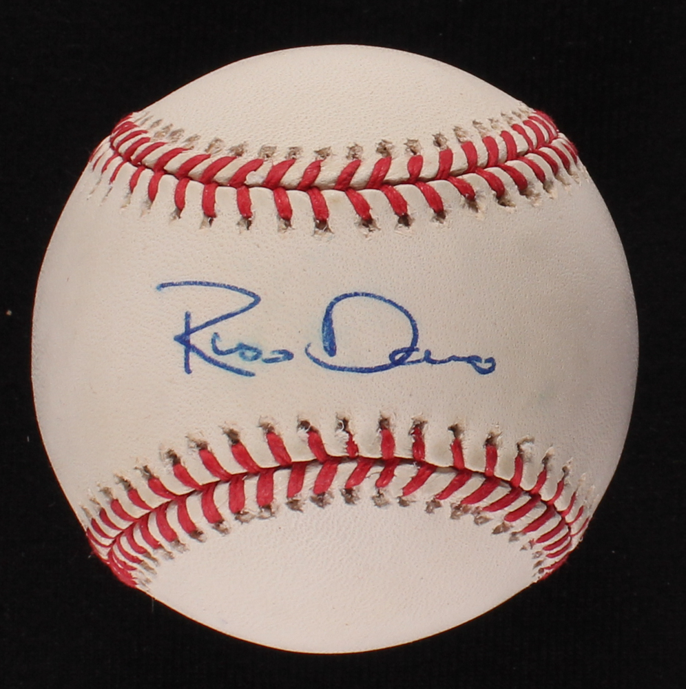 Russ Davis Signed OAL Baseball (MLB Alumni COA) at PristineAuction.com Russ Davis Signed OAL Baseball (MLB Alumni COA) at PristineAuction.com