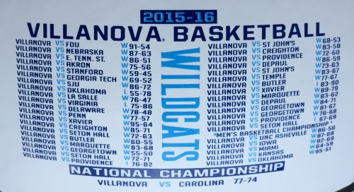 Jay Wright Signed 2016 National Champions Villanova Wildcats Logo Basketball Inscribed "Go Cats" (Steiner COA) at PristineAuction.com Jay Wright Signed 2016 National Champions Villanova Wildcats Logo Basketball Inscribed "Go Cats" (Steiner COA) at PristineAuction.com