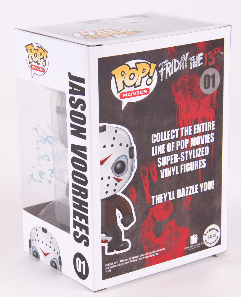 Kane Hodder Signed Jason Voorhees "Friday The 13th" Pop! Vinyl Figurine Inscribed "Jason 7,8,9,X" (Legends COA) at PristineAuction.com Kane Hodder Signed Jason Voorhees "Friday The 13th" Pop! Vinyl Figurine Inscribed "Jason 7,8,9,X" (Legends COA) at PristineAuction.com