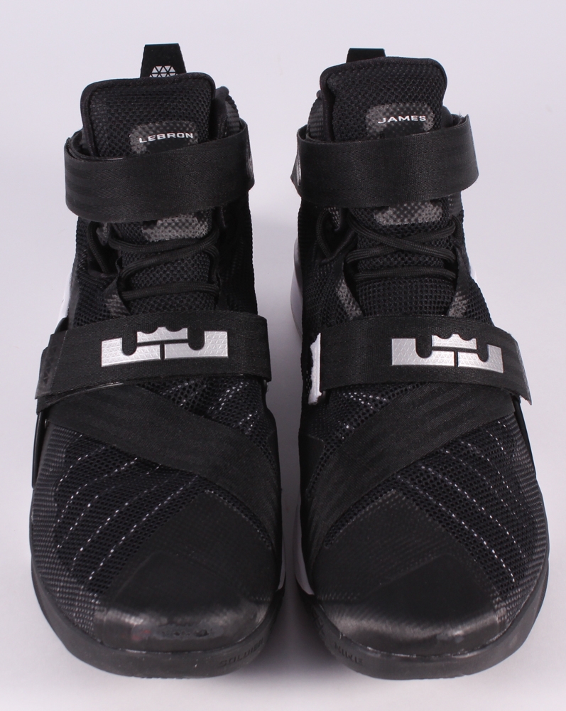 Hassan Whiteside Signed GameUsed Pair of Nike "LeBron Zoom" Inscribed