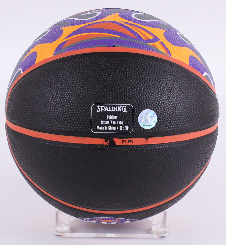 Markieff Morris Event-Used Phoenix Suns Logo Basketball (NBA LOA) at PristineAuction.com Markieff Morris Event-Used Phoenix Suns Logo Basketball (NBA LOA) at PristineAuction.com