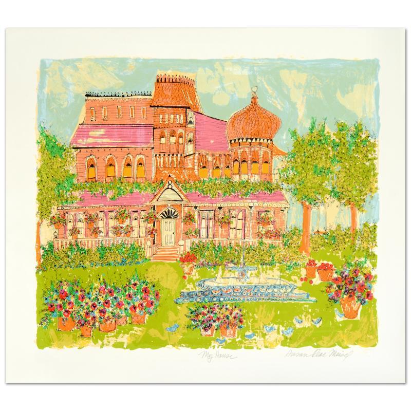 "My House" LE 29x25 Serigraph by Susan Pear Meisel (PA) at PristineAuction.com "My House" LE 29x25 Serigraph by Susan Pear Meisel (PA) at PristineAuction.com