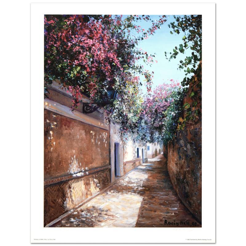 Nell Rocio Signed "Midday at Water Alley" LE 20x26 Lithograph at PristineAuction.com Nell Rocio Signed "Midday at Water Alley" LE 20x26 Lithograph at PristineAuction.com