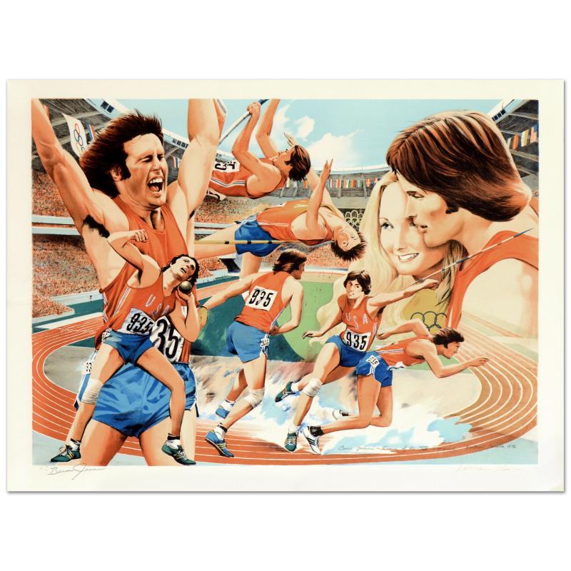 Bruce Jenner & William Nelson Signed "Bruce Jenner" Limited Edition 22x29 Serigraph from an HC Edition at PristineAuction.com Bruce Jenner & William Nelson Signed "Bruce Jenner" Limited Edition 22x29 Serigraph from an HC Edition at PristineAuction.com