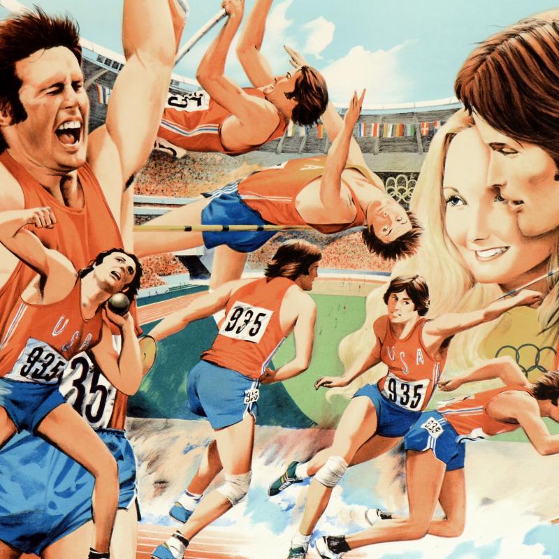 Bruce Jenner & William Nelson Signed "Bruce Jenner" Limited Edition 22x29 Serigraph from an HC Edition at PristineAuction.com Bruce Jenner & William Nelson Signed "Bruce Jenner" Limited Edition 22x29 Serigraph from an HC Edition at PristineAuction.com