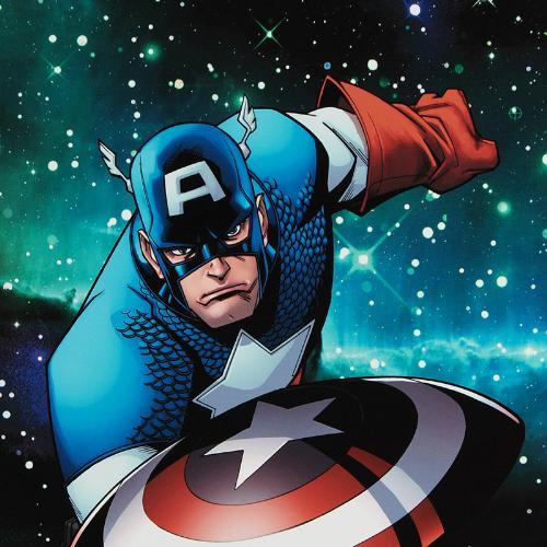 Stan Lee Signed Marvel Comics "Captain America and the Korvac Saga #1" 29x40 Giclee on Canvas by Craig Rousseau (Limited Edition # of 4) at PristineAuction.com Stan Lee Signed Marvel Comics "Captain America and the Korvac Saga #1" 29x40 Giclee on Canvas by Craig Rousseau (Limited Edition # of 4) at PristineAuction.com