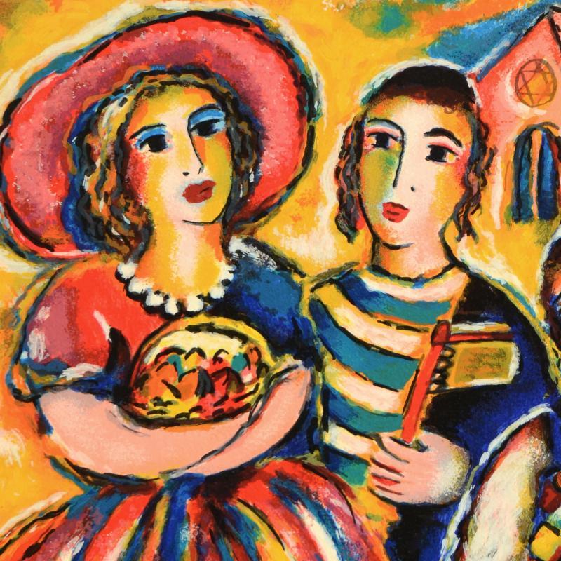 Zamy Steynovitz Signed "Purim" Limited Edition 12x16 Serigraph at PristineAuction.com Zamy Steynovitz Signed "Purim" Limited Edition 12x16 Serigraph at PristineAuction.com