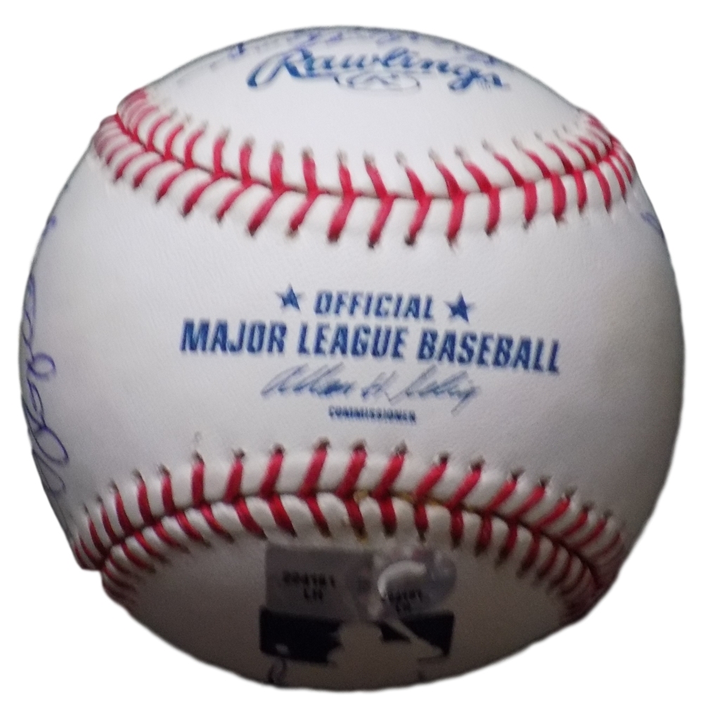 1962 New York Mets Team Signed OML Baseball Signed by (19) with Jay Hook, Frank Thomas, Cliff Cook, Ray Daviault (MLB Hologram) at PristineAuction.com 1962 New York Mets Team Signed OML Baseball Signed by (19) with Jay Hook, Frank Thomas, Cliff Cook, Ray Daviault (MLB Hologram) at PristineAuction.com