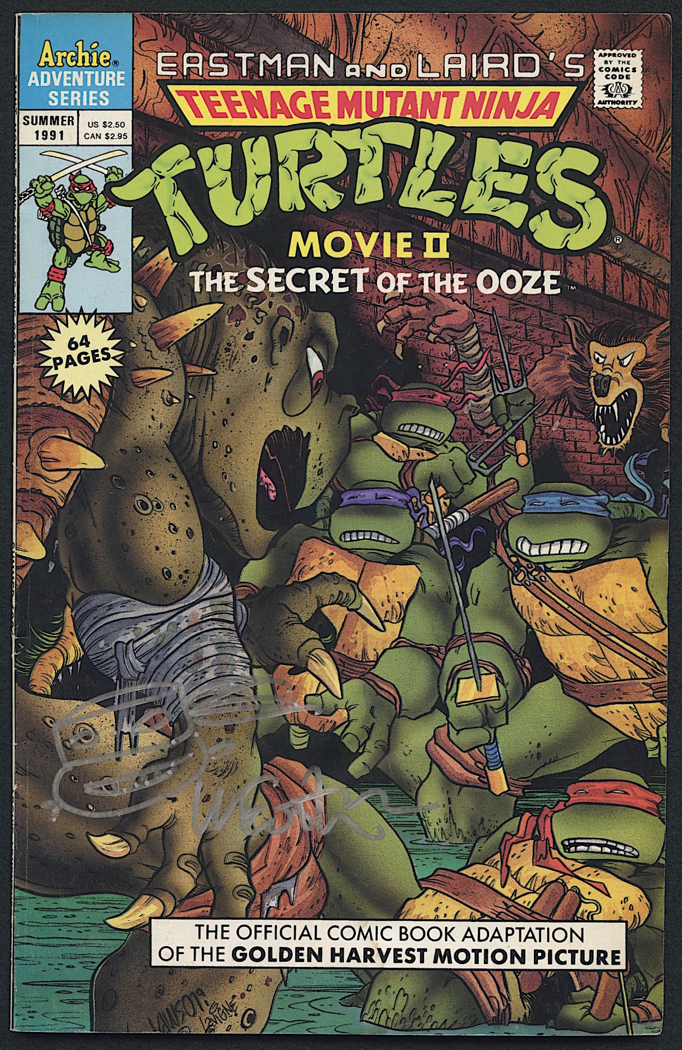 Kevin Eastman Signed Teenage Mutant Ninja Turtles Original Vintage Comic Book with Hand-Drawn Turtles Sketch (PA COA) at PristineAuction.com Kevin Eastman Signed Teenage Mutant Ninja Turtles Original Vintage Comic Book with Hand-Drawn Turtles Sketch (PA COA) at PristineAuction.com