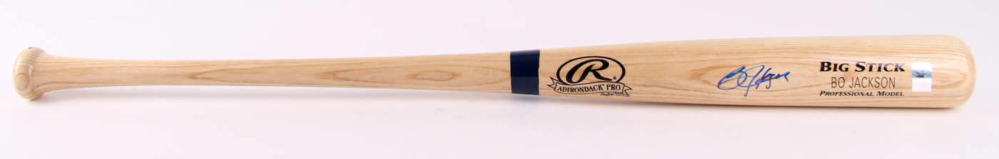 Bo Jackson Signed Rawlings Custom Engraved Big Stick Adirondack Pro Baseball Bat (Jackson Hologram) at PristineAuction.com Bo Jackson Signed Rawlings Custom Engraved Big Stick Adirondack Pro Baseball Bat (Jackson Hologram) at PristineAuction.com