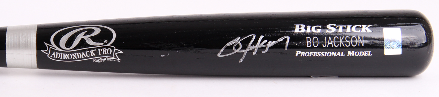 Bo Jackson Signed Rawlings Custom Engraved Big Stick Adirondack Pro Model Baseball Bat (Jackson Hologram) at PristineAuction.com Bo Jackson Signed Rawlings Custom Engraved Big Stick Adirondack Pro Model Baseball Bat (Jackson Hologram) at PristineAuction.com