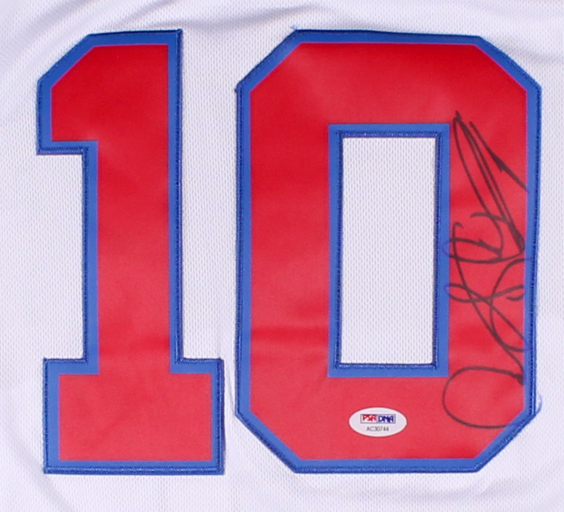 Dennis Rodman Signed Pistons Jersey (PSA COA) at PristineAuction.com Dennis Rodman Signed Pistons Jersey (PSA COA) at PristineAuction.com