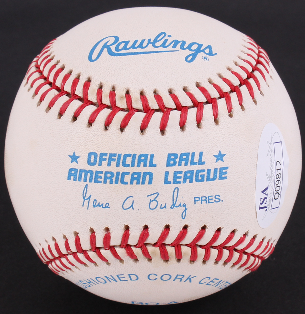 Dennis Eckersley Signed OAL Baseball Inscribed "Cy-MVP 92" (JSA COA) at PristineAuction.com Dennis Eckersley Signed OAL Baseball Inscribed "Cy-MVP 92" (JSA COA) at PristineAuction.com