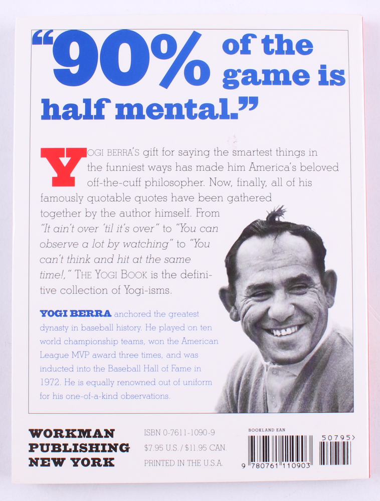 Yogi Berra Signed "The Yogi Book" Softcover Book (JSA COA) at PristineAuction.com Yogi Berra Signed "The Yogi Book" Softcover Book (JSA COA) at PristineAuction.com