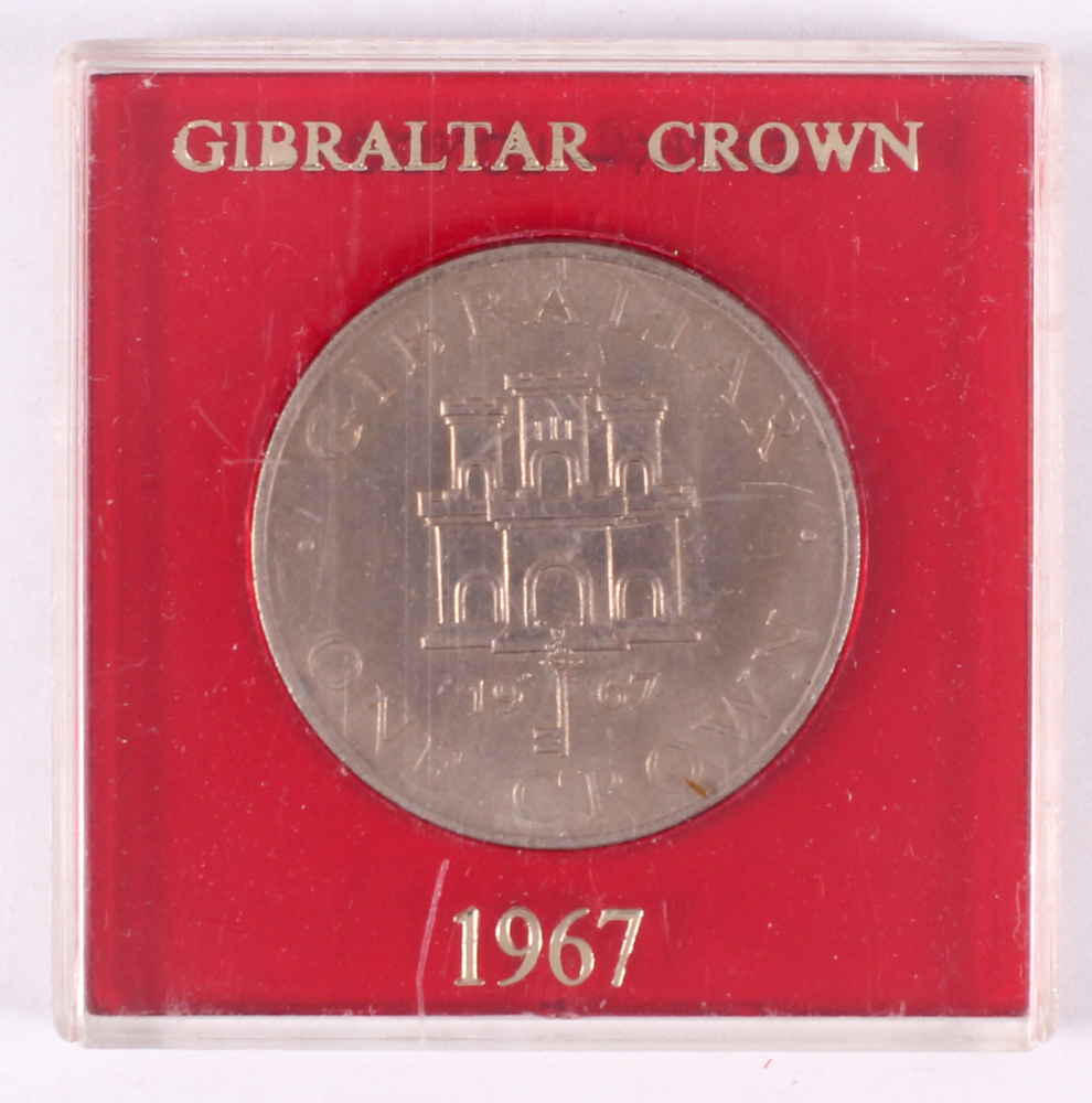 1967 Gibraltar Crown Coin at PristineAuction.com 1967 Gibraltar Crown Coin at PristineAuction.com