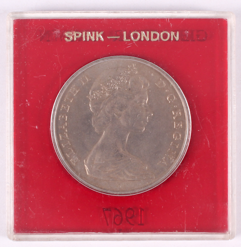 1967 Gibraltar Crown Coin at PristineAuction.com 1967 Gibraltar Crown Coin at PristineAuction.com