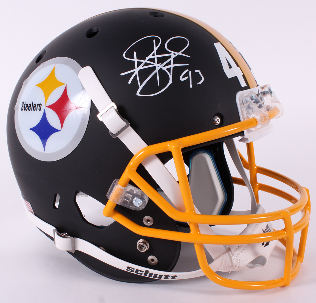 Troy Polamalu Signed Steelers Custom Matte Black Full-Size Helmet (TSE COA) at PristineAuction.com Troy Polamalu Signed Steelers Custom Matte Black Full-Size Helmet (TSE COA) at PristineAuction.com