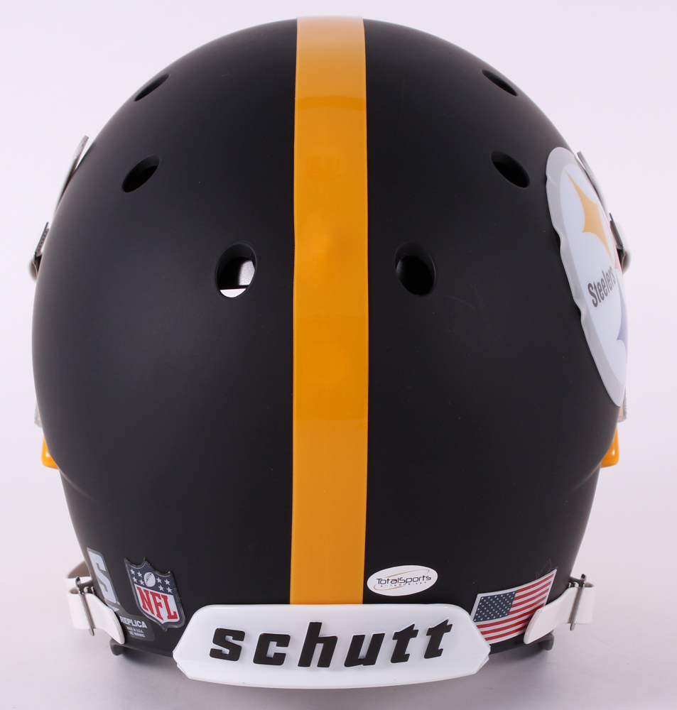 Troy Polamalu Signed Steelers Custom Matte Black Full-Size Helmet (TSE COA) at PristineAuction.com Troy Polamalu Signed Steelers Custom Matte Black Full-Size Helmet (TSE COA) at PristineAuction.com
