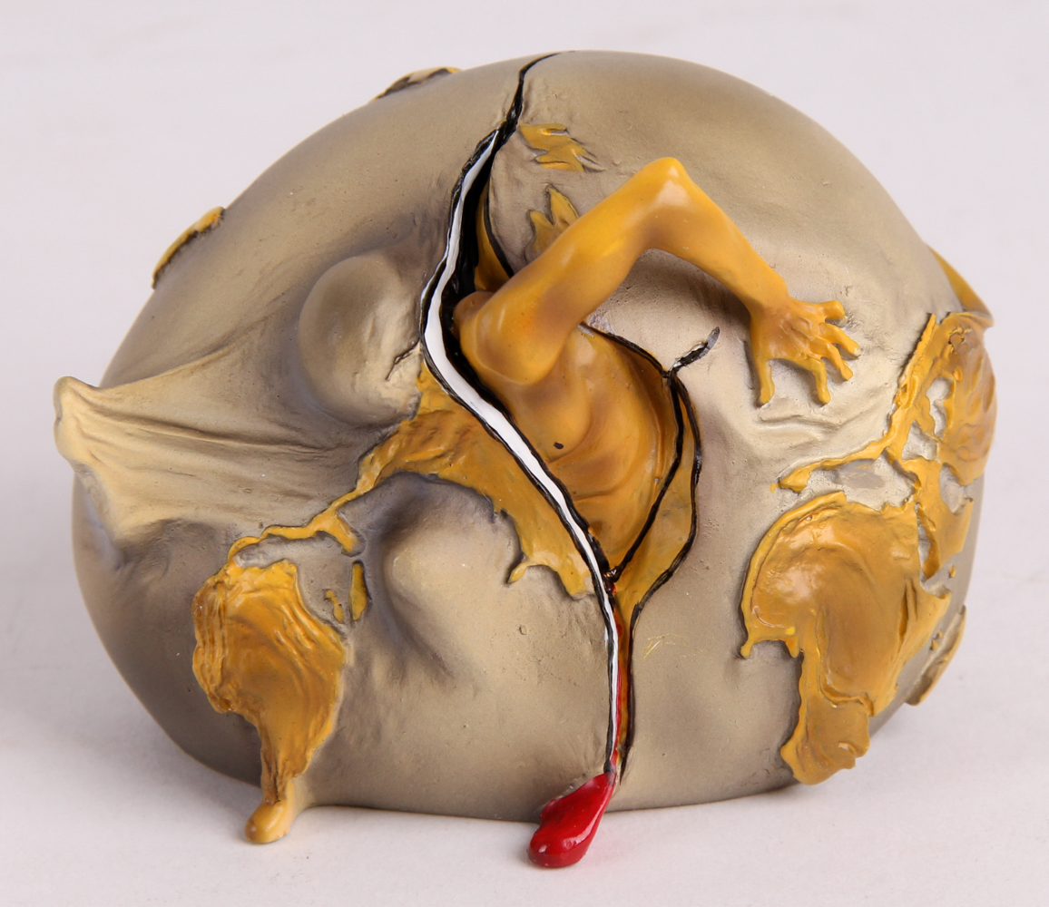 Parastone "Geopoliticus Child Watches the Birth of the New Human" (1943) Salvador Dali 3" Sculpture at PristineAuction.com Parastone "Geopoliticus Child Watches the Birth of the New Human" (1943) Salvador Dali 3" Sculpture at PristineAuction.com