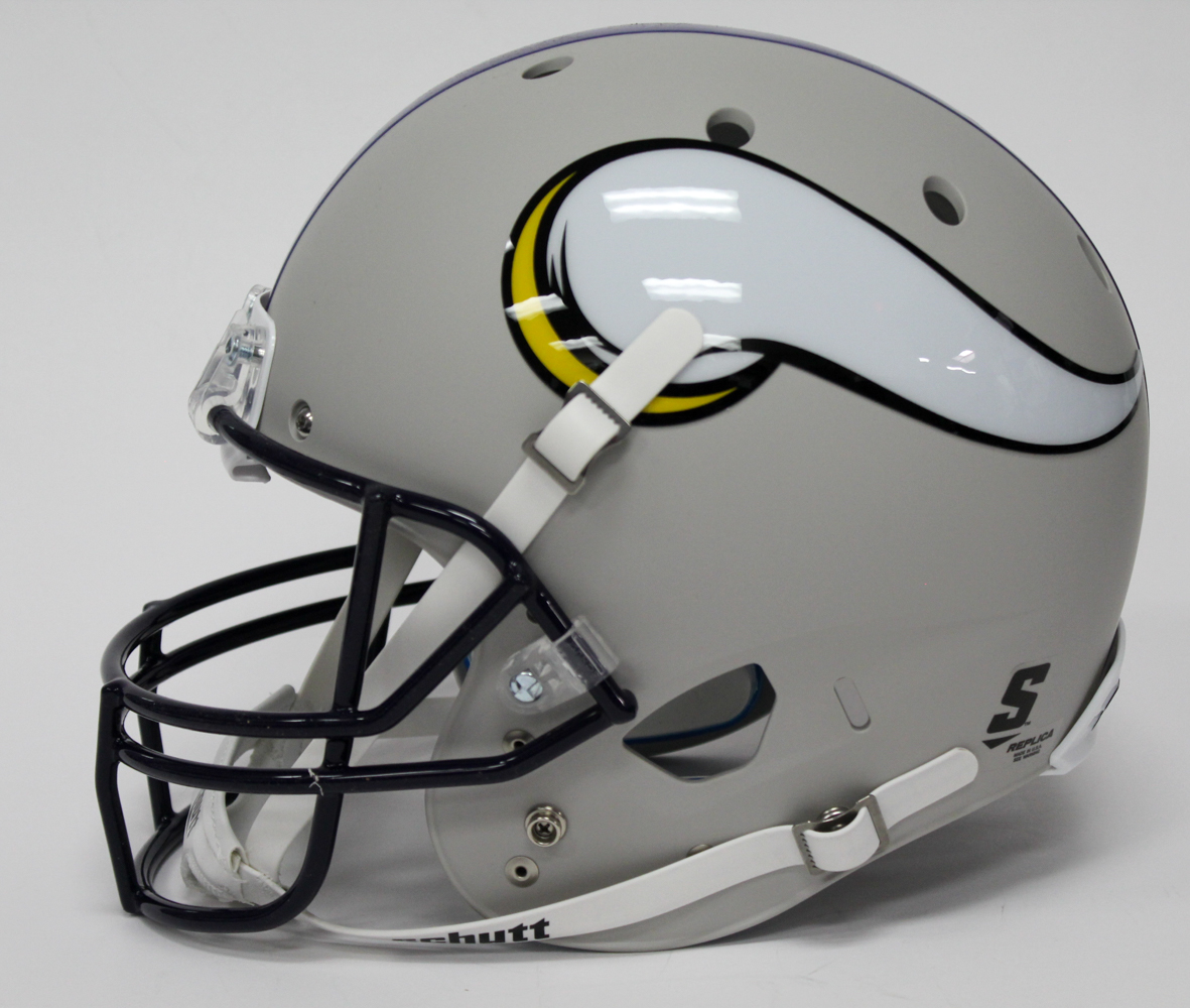 Vikings "Purple People Eaters" Custom Matte Grey Full-Size Helmet Signed by (4) with Alan Page, Carl Eller, Jim Marshall & Gary Larsen (JSA COA) at PristineAuction.com Vikings "Purple People Eaters" Custom Matte Grey Full-Size Helmet Signed by (4) with Alan Page, Carl Eller, Jim Marshall & Gary Larsen (JSA COA) at PristineAuction.com