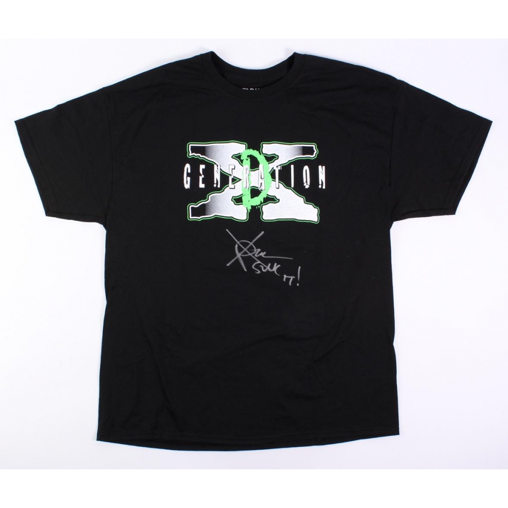 Sean "XPac" Waltman Signed "DGeneration X" WWE TShirt Inscribed
