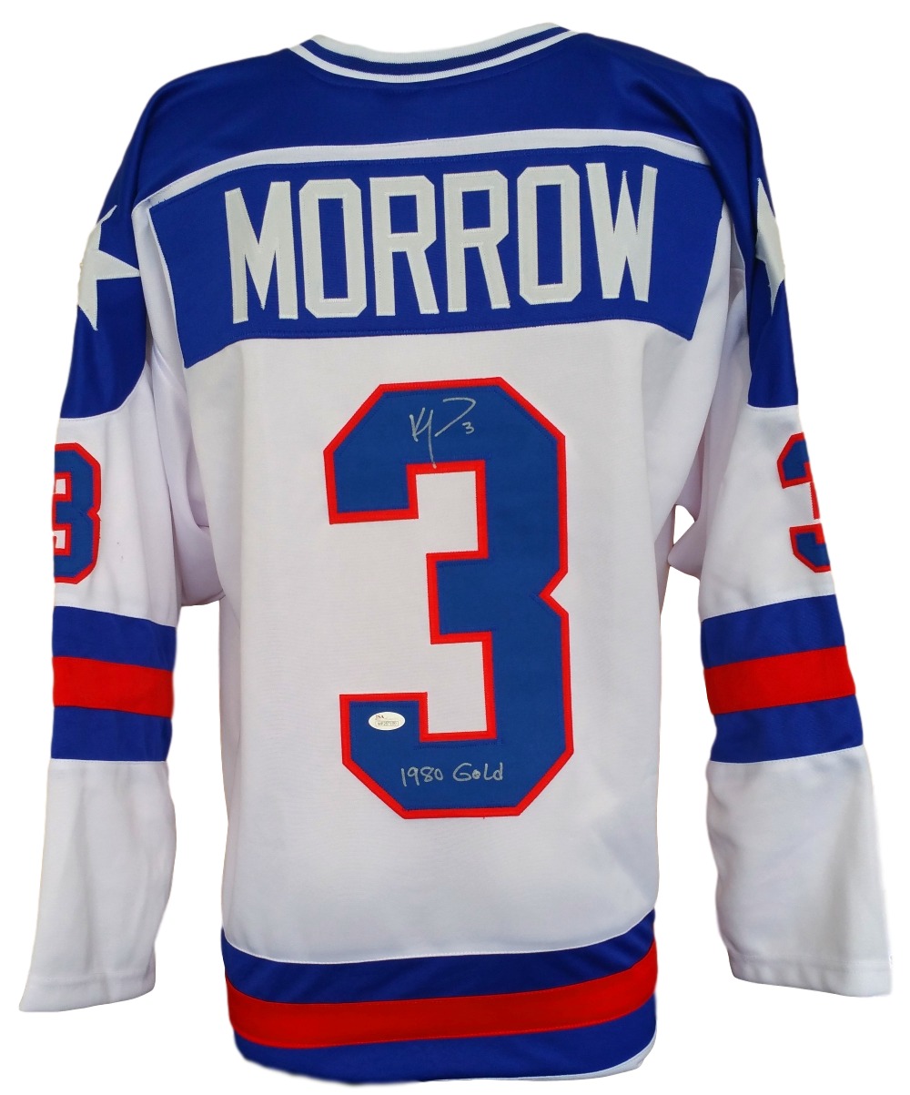 Ken Morrow Signed Team USA "Miracle on Ice" Jersey Inscribed "1980 Gold" (JSA COA) at PristineAuction.com Ken Morrow Signed Team USA "Miracle on Ice" Jersey Inscribed "1980 Gold" (JSA COA) at PristineAuction.com